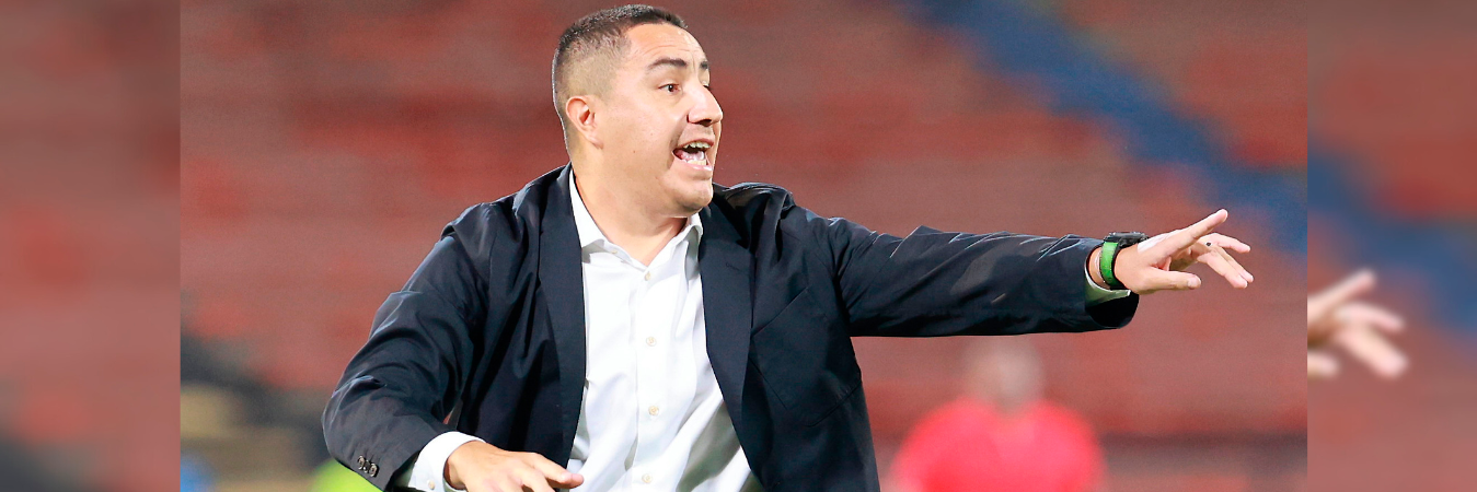 Efráin Juárez, director técnico de Atlético Nacional. /FOTO: MANUEL SALDARRIAGA