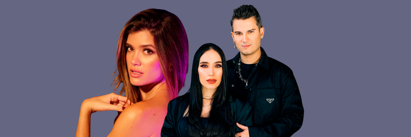 Daniela Tapia, Luisa Fernanda W y Pipe Bueno. /FOTOS: INSTAGRAM: @ danielatapiaoficial @pipebueno