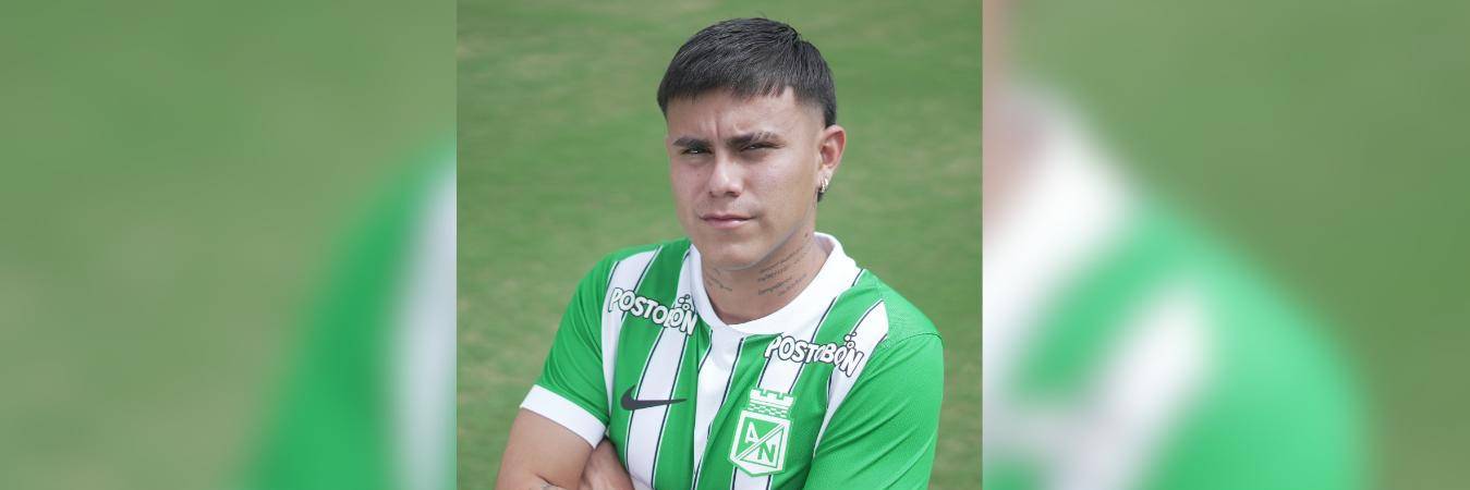 Nicolás Rodríguez, nuevo jugador de Atlético Nacional. FOTO: @NACIONALOFICIAL
