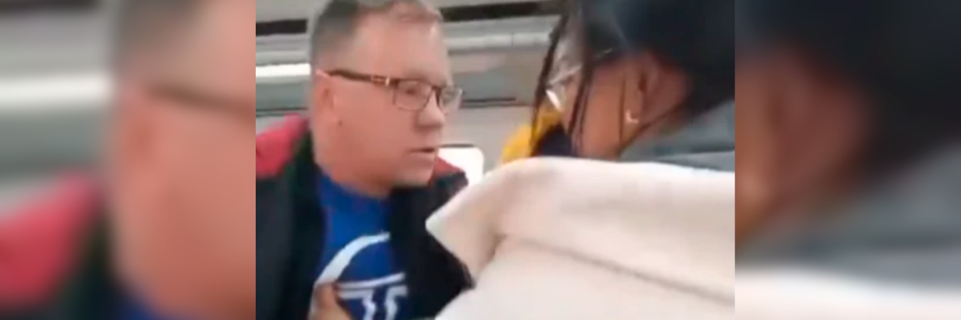 Momento en el que la colombiana se enfrentó a los ladrones en Madrid. /FOTO: TOMADA DE VIDEO 