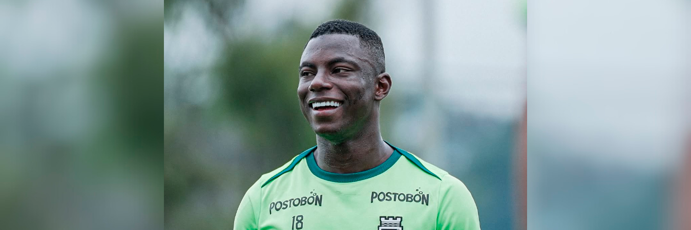 Marino Hinestroza jugador de Atlético Nacional y la Selección Colombia. /FOTO: ATLÉTICO NACIONAL 