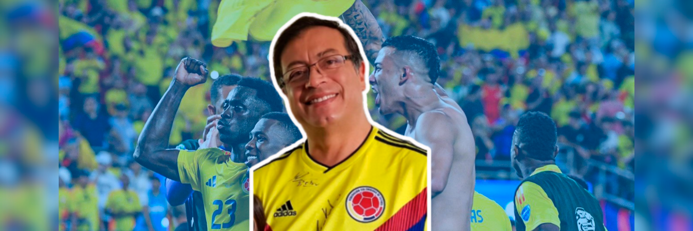 El presidente Gustavo Petro en varias oportunidades ha resaltado el juego de la Selección Colombia en la Copa América. /FOTO: FCF