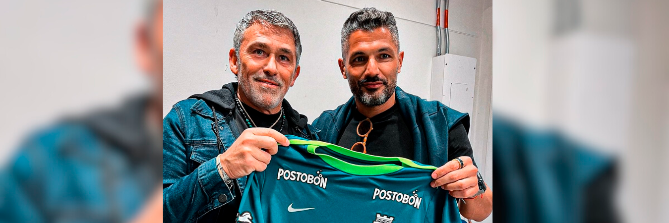 Así le dio la bienvenida Atlético Nacional al técnico Javier Gandolfi. /FOTO: ATLÉTICO NACIONAL