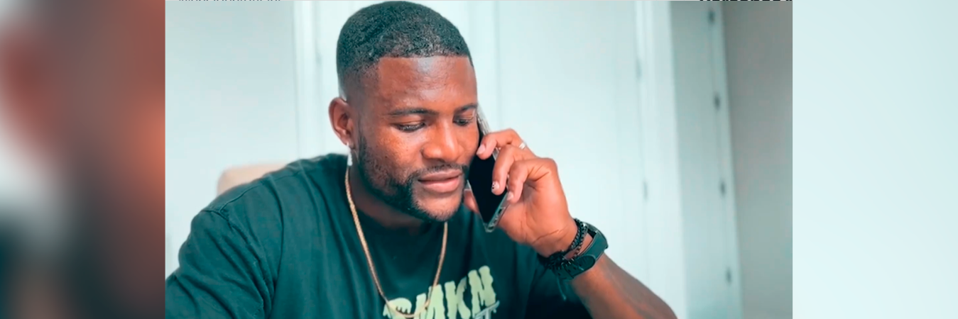 Dairon Asprilla es oriundo de Istmina, Chocó. /FOTO: CAPTURA DE VIDEO