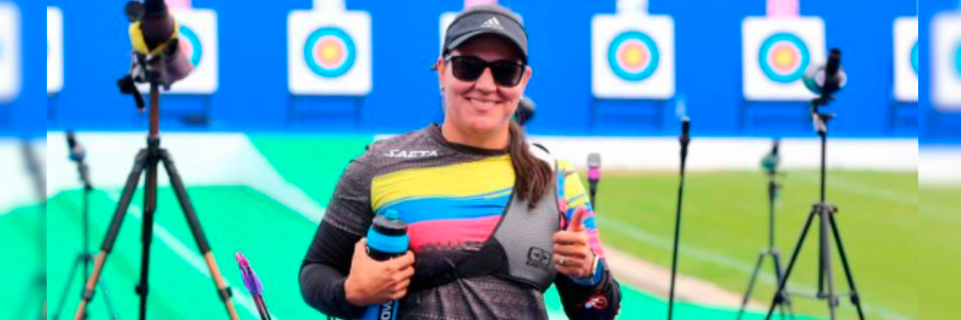 Ana María Rendón, arquera antioqueña. /FOTO: COMITÉ OLÍMPICO COLOMBIANO 
