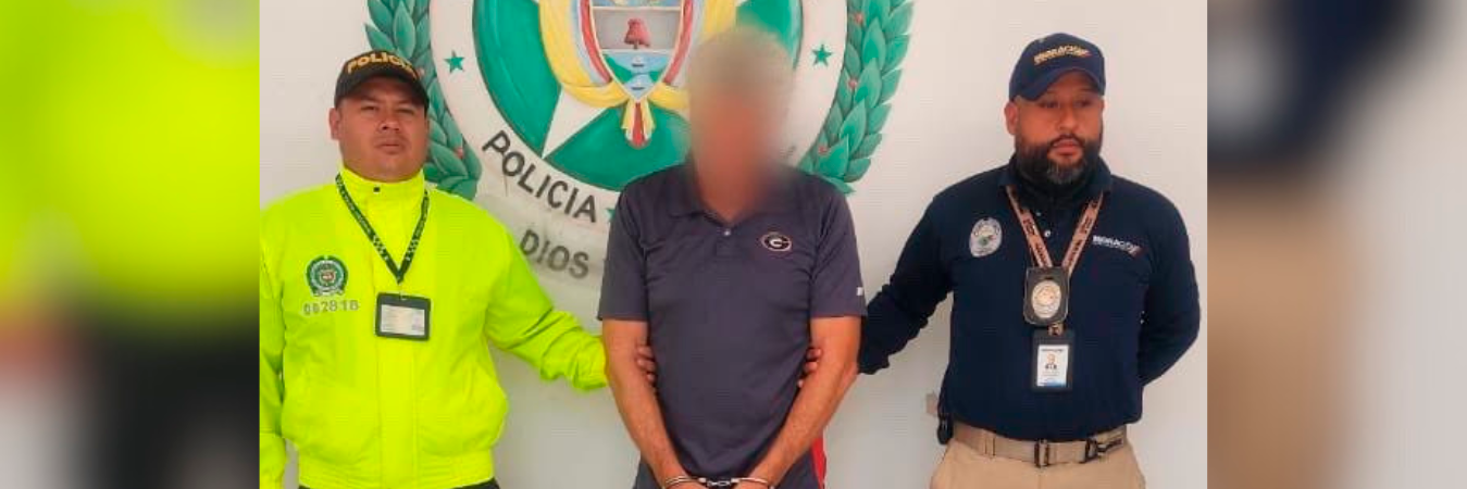 El gringo ya había venido cinco veces al país. /FOTO: TWITTER @MigracionCol