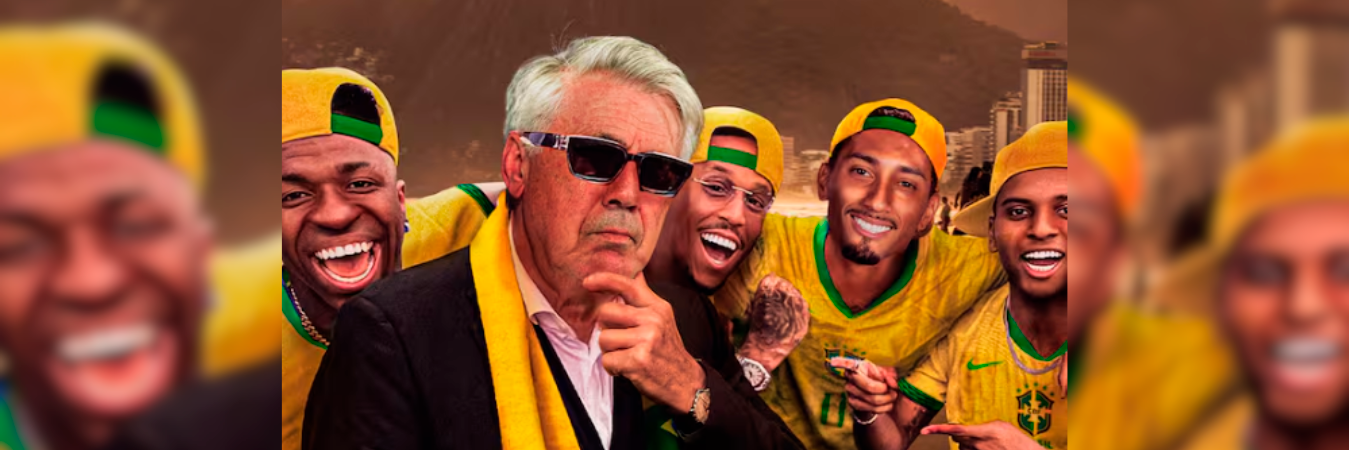 El técnico del Real Madrid, Carlo Ancelotti, será el nuevo DT de la Selección de Brasil. /FOTO: CONMEBOL