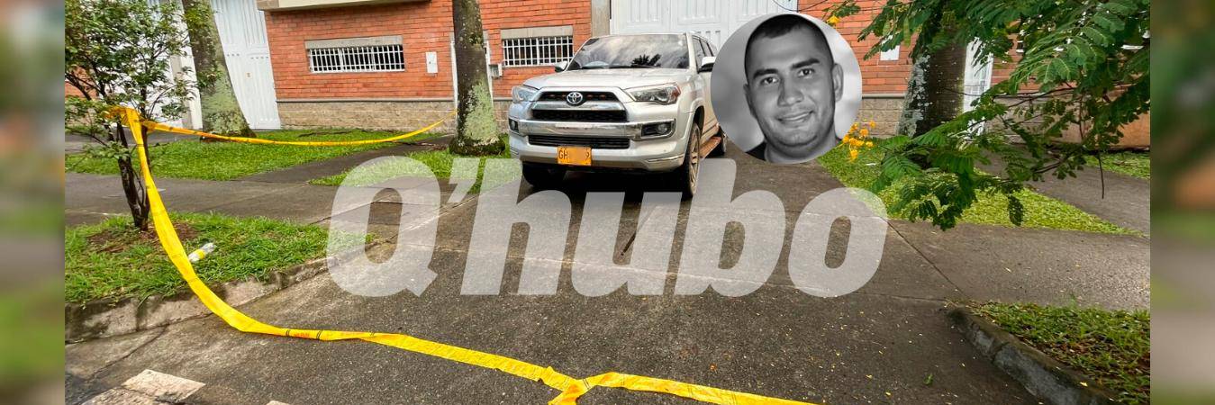 Él era Nicolás Osorio Suárez y esta era la camioneta en la que se movilizaba. /FOTO: ANDRÉS FELIPE OSORIO GARCÍA 