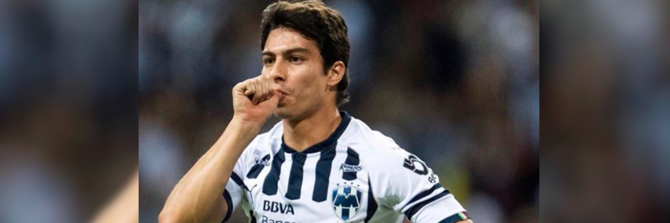 Stefan Medina celebrando un gol con Rayados Monterrey. /FOTO: INSTAGRAM @_stefanmedina