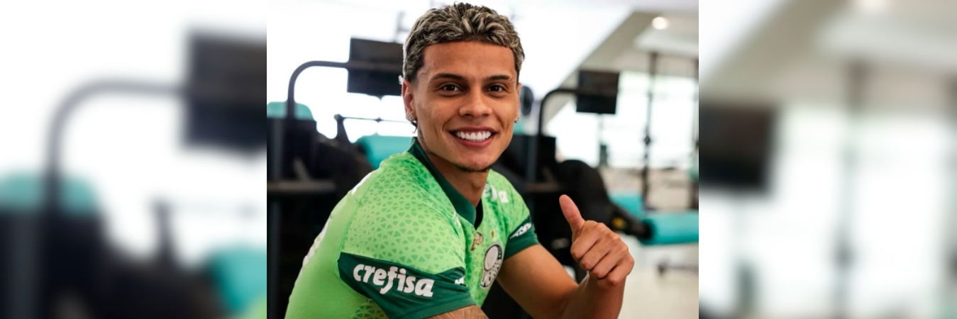 Richard Ríos, jugador del Palmeiras de Brasil. /FOTO: INSTAGRAM @my.richardrios