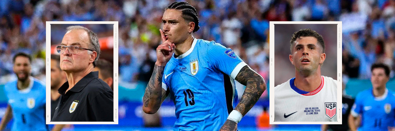 Uruguay es primero y Estados Unidos es segundo en el grupo C de la Copa América. / FOTO: COPA AMÉRICA