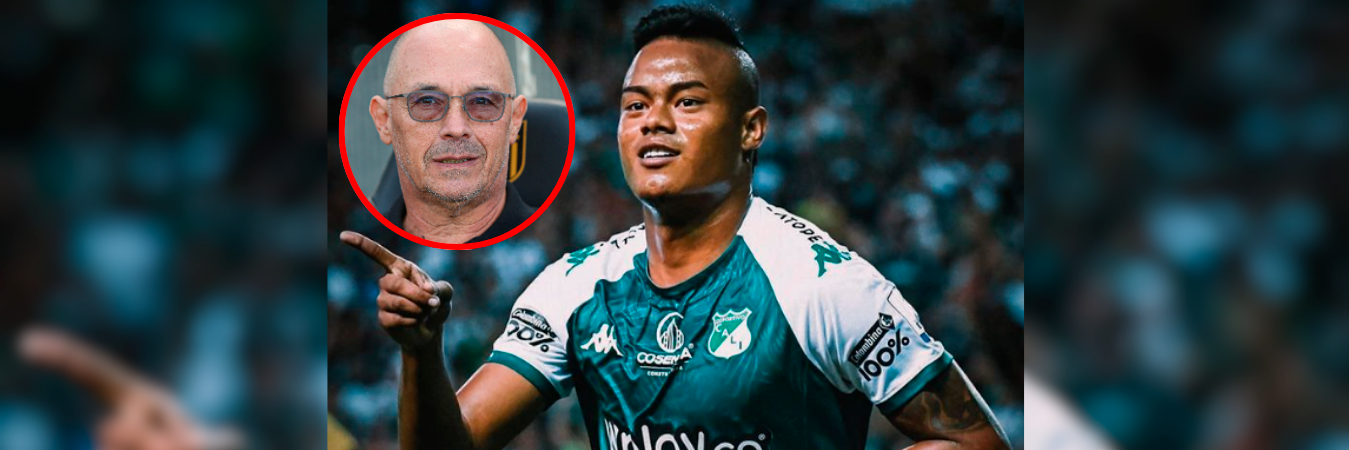 Luis ‘el Chino’ Sandoval celebrando un gol con Deportivo Cali. / FOTO: INSTAGRAM @luis.sandoval9