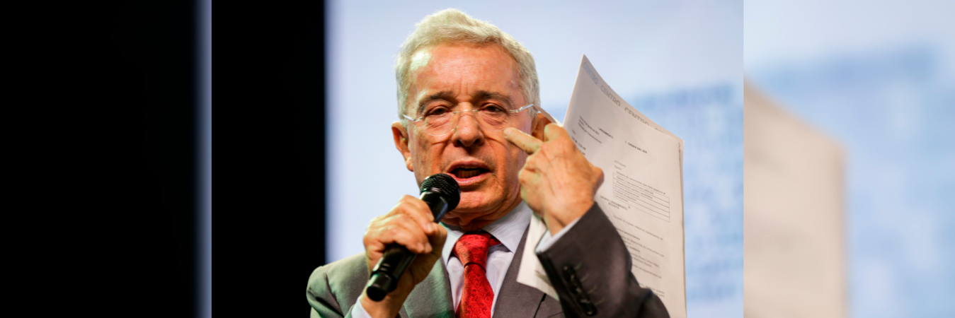 Álvaro Uribe Vélez expresidente de Colombia. /FOTO: COLPRENSA