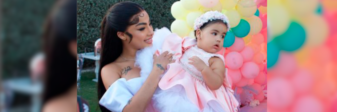 Así fue la celebración que Yailin le hizo a su hija. /FOTO: INSTAGRAM @cattleya_guillermo