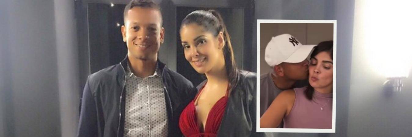 Freddy Guarín y Andreina Fiallo. FOTO: REDES SOCIALES.