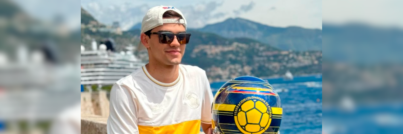 Sebastián Montoya piloto colombiano hijo de Juan Pablo Montoya. / FOTO: FCF