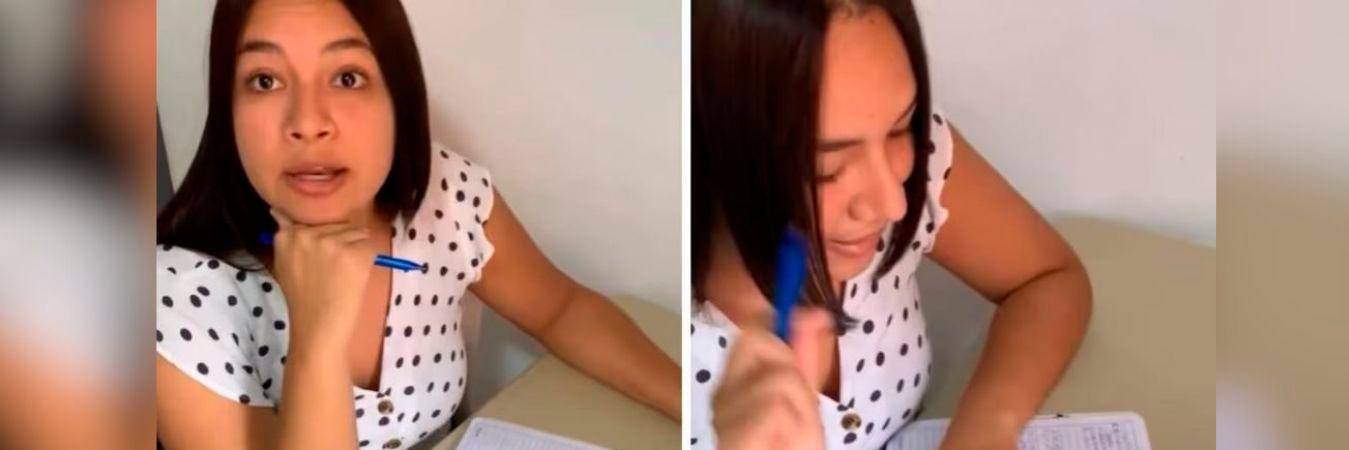 Ella es la mujer que explicó por qué es más barato comprar corrientazo que cocinar. /FOTO: CAPTURA DE PANTALLA. 