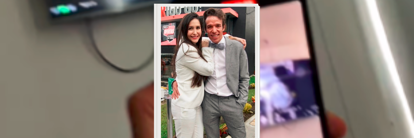 Rigoberto Urán y Michelle Durango. /FOTO: @RIGOBERTOURAN