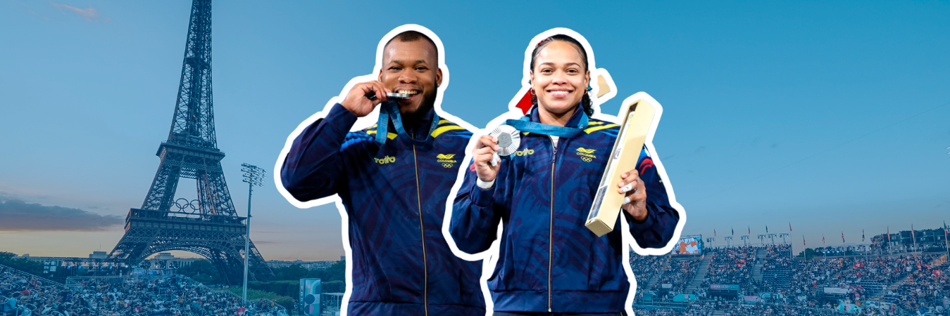 Colombia ajustó 3 medallas de plata en los Juegos Olímpicos 2024. /FOTO: @Paris2024
