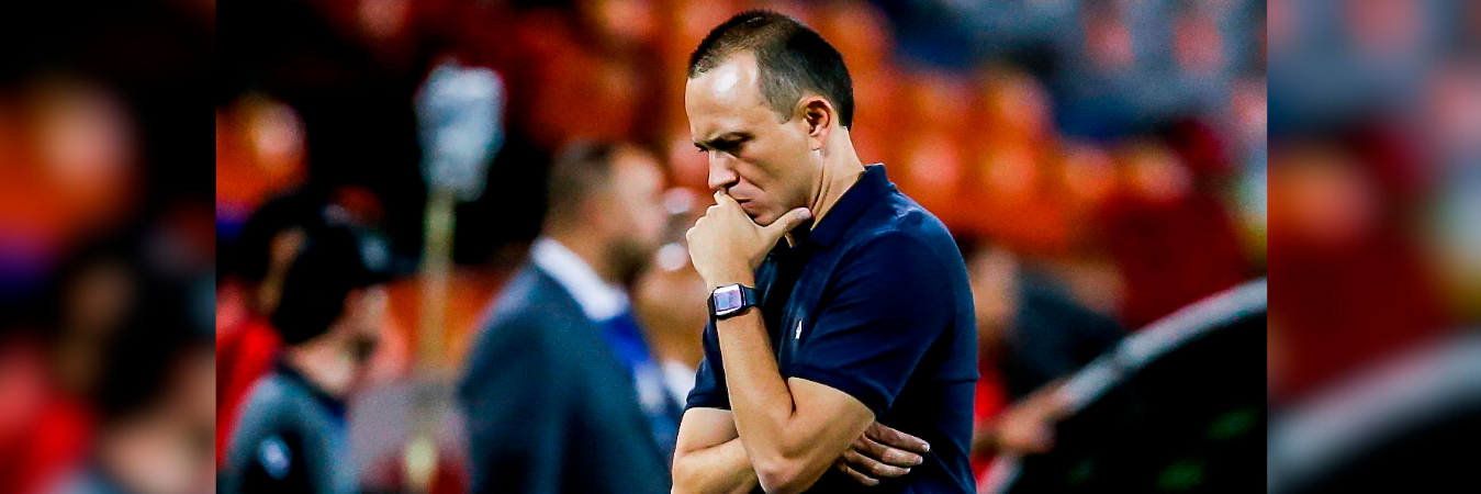 Alejandro Restrepo, director técnico de Independiente Medellín. /FOTO: JAIME PÉREZ