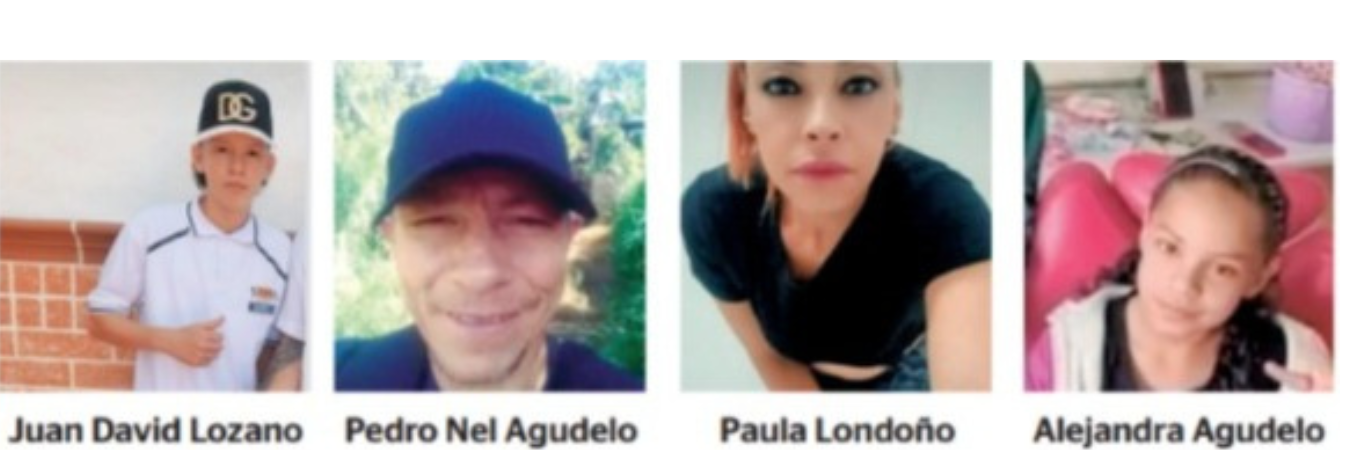 Avalancha en Bello: Alcaldía reveló la identidad de las víctimas