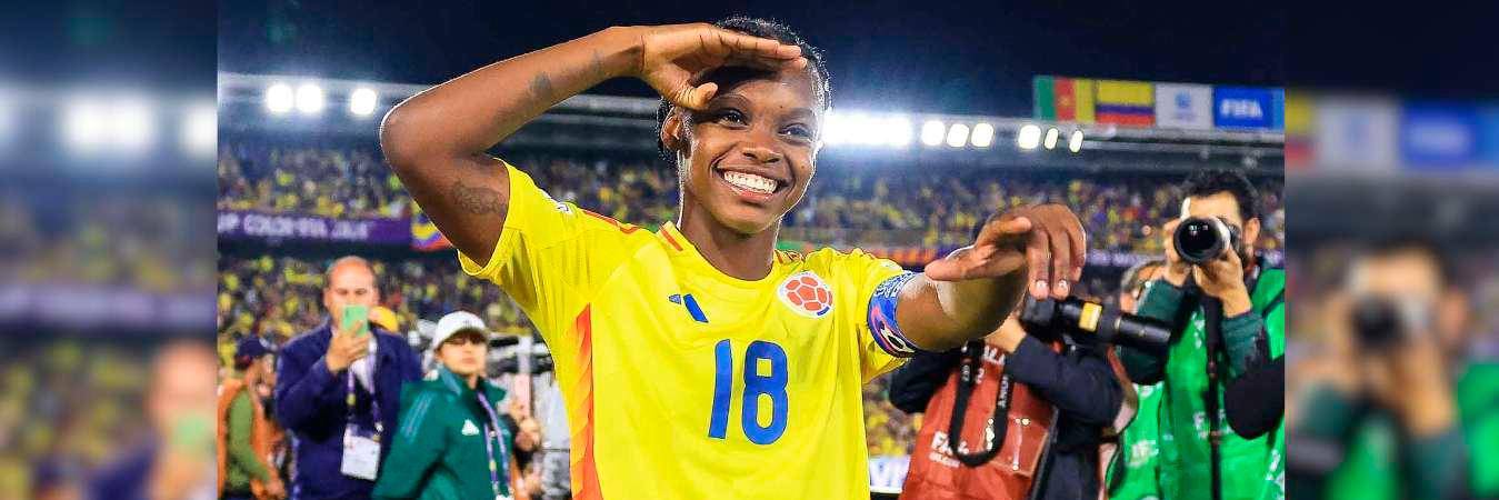 Linda Caicedo marcó uno de los goles de la Selección Colombia. /FOTO: X @FIFAWWC