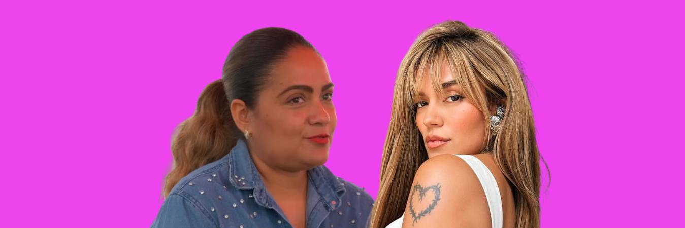 Diana Giraldo (izq), prima de Karol G. FOTO: PODCAST ‘CONDUCTA DELICTIVA’