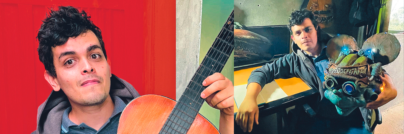 Por petición de su abuela, Iván aceptó pintar el Señor de la Misericordia. /FOTOS: JAIDER ESCOBAR