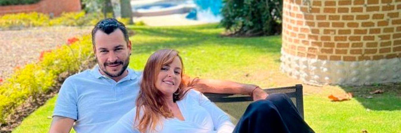 La actriz Liliana González con su esposo, también actor, Gary Forero. /FOTO: TOMADA DE INSTAGRAM