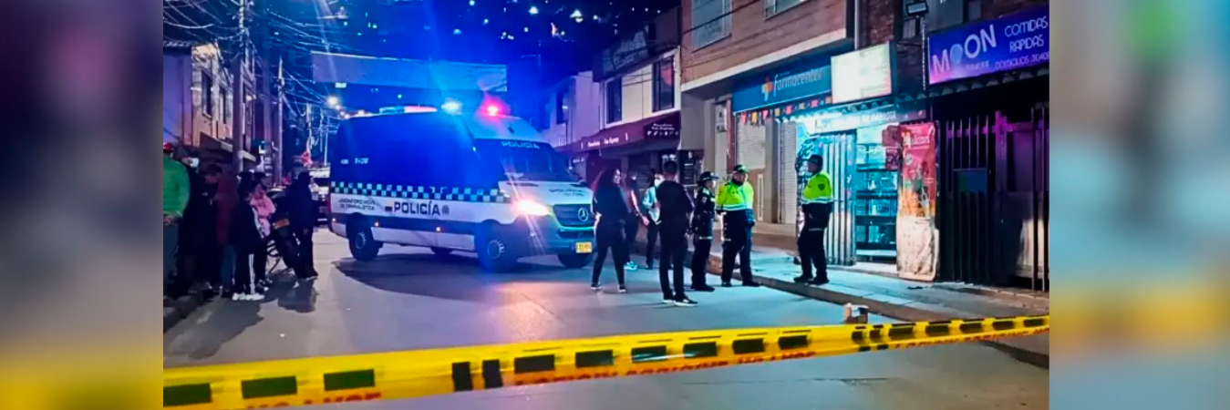 En este lugar se registró el homicidio de un hombre en el barrio Lijacá de Bogotá. /FOTO: CITY TV.