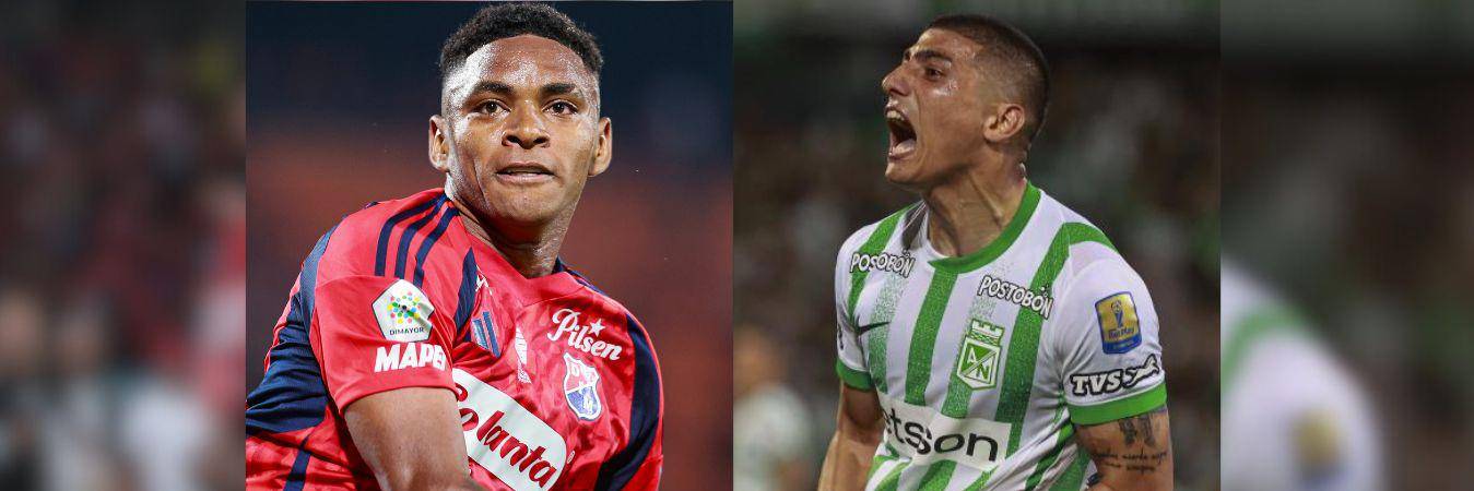 Braya León (izquierda) y Juan Bauzá (derecha). Rojos y Verdes jugarán por el título en un doble duelo que promete ambiente, goles y mucho corazón. /FOTO: MANUEL SALDARRIAGA QUINTERO