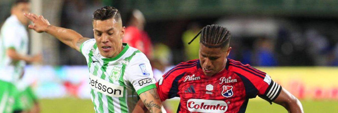 Nacional y Medellín se ven las caras en el clásico paisa número 342. FOTO: CAMILO SUÁREZ ECHAVERRI