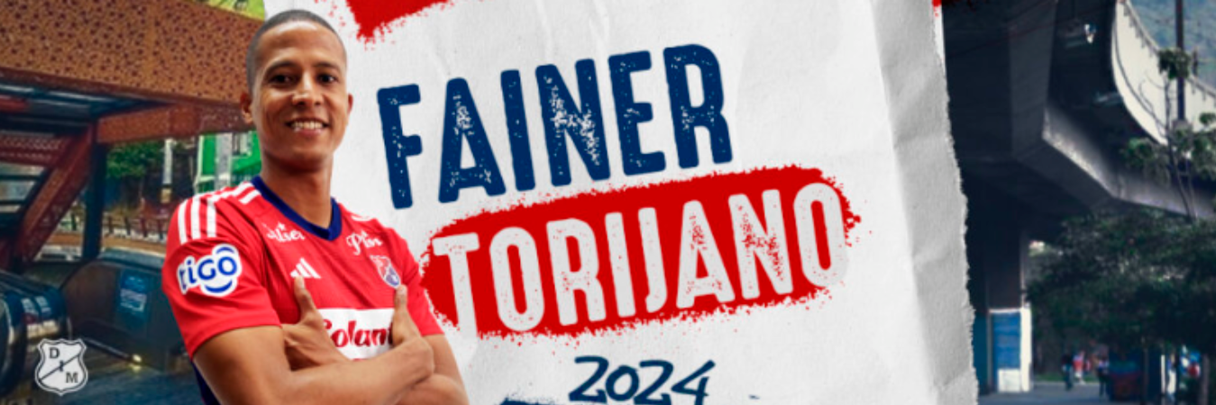 Fainer Torijano llega de jugar en Once Caldas. /FOTO: DIM 