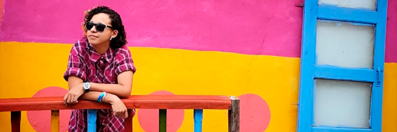 Tay desarrolló su lado activista en Medellín. / FOTO: CORTESÍA