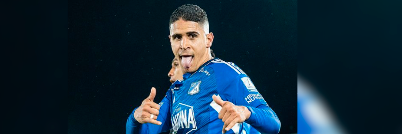 Daniel Cataño con Millonarios. /FOTO: MILLONARIOS 