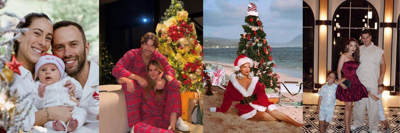 Famosos colombianos y cómo pasaron la Navidad. FOTO: @MARIANAPAJON, @CARLOS1TORRES1, @KAROLG @LUISAFERNANDAW