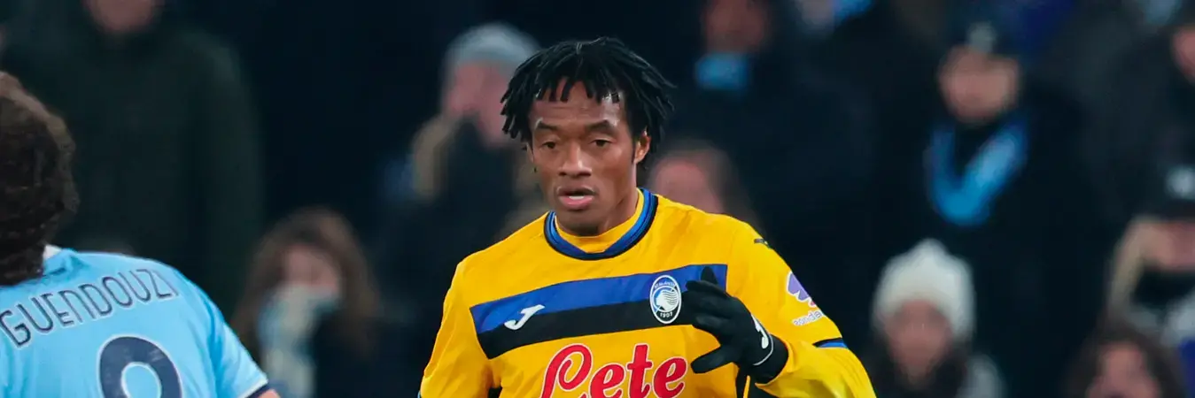 Juan Guillermo Cuadrado jugador del Atala. / FOTO: ATALANTA