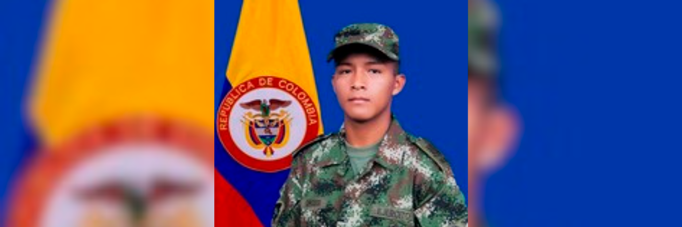 Soldado Alexánder Orozco. / FOTO: COLPRENSA