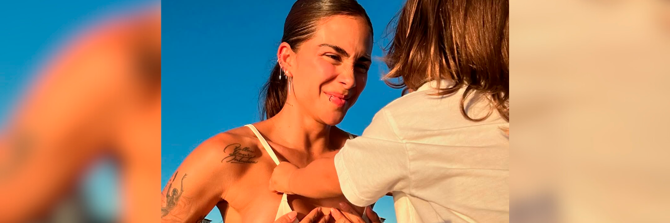 Siempre que compartía contenido de Kai era de espaldas o medio lado. /FOTO: INSTAGRAM @greeicy