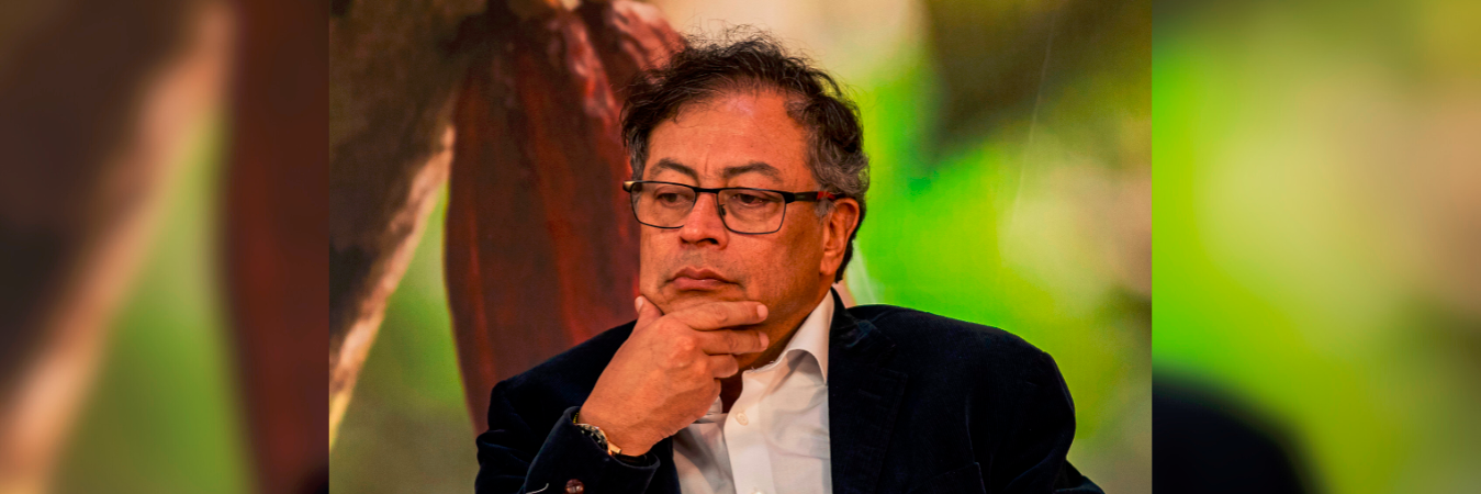 El presidente Petro criticó la decisión del Senado y dijo que esto quebrará a las EPS. /FOTO: CARLOS VELÁSQUEZ