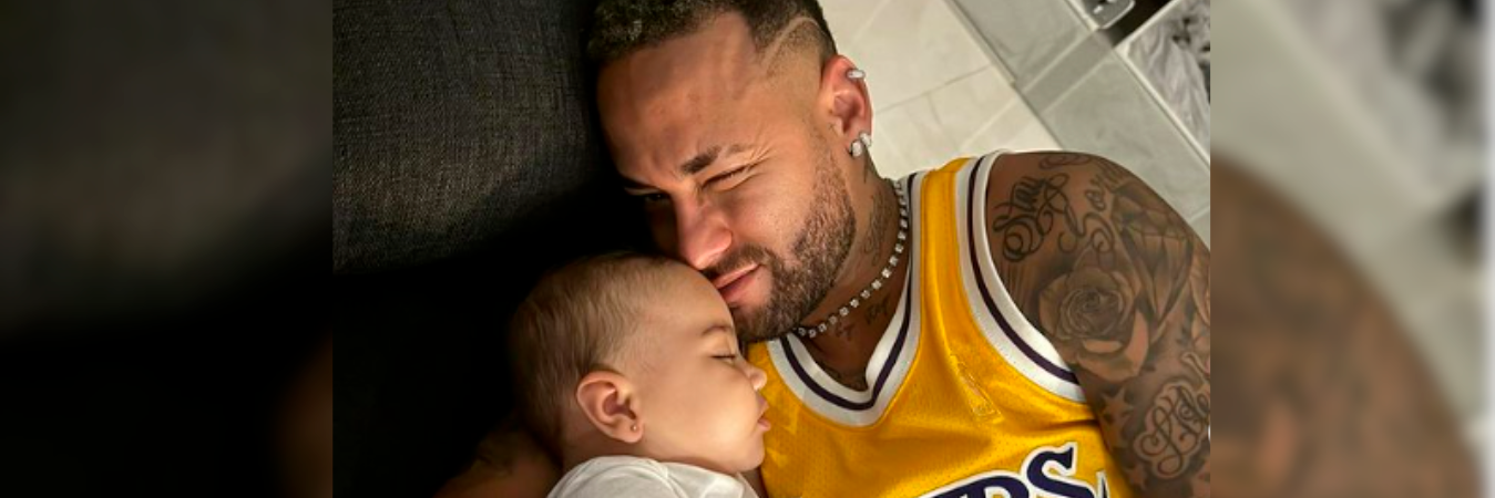 Neymar junto a su hija Mavie. /FOTO: INSTAGRAM @neymarjr