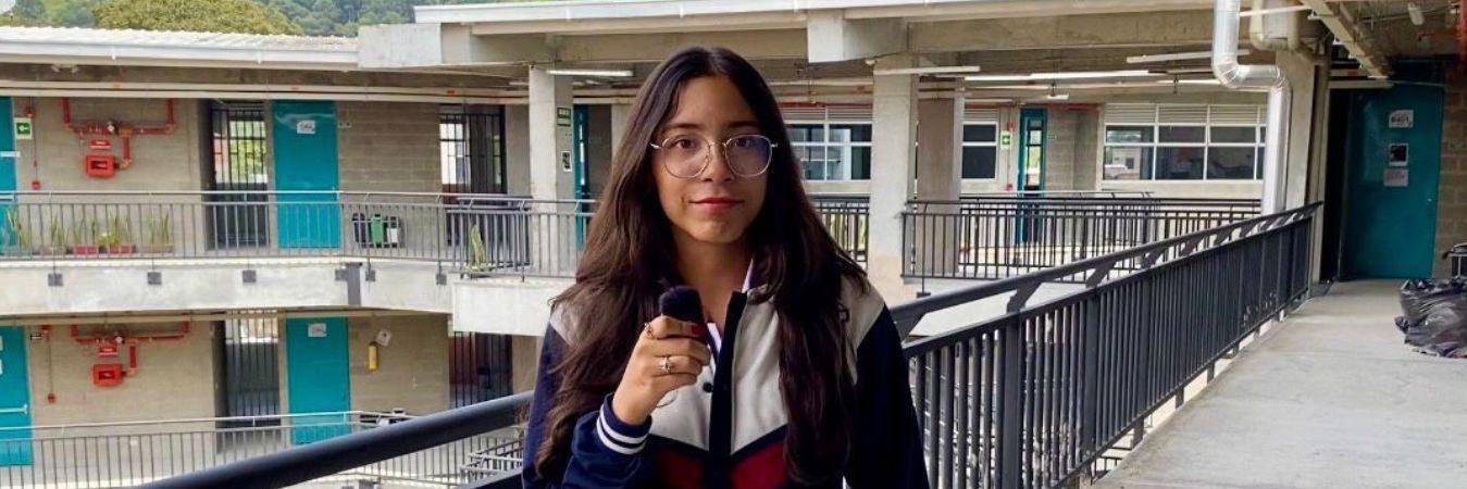 La estudiante Valerie Reyes. /FOTO: ALCALDÍA DE ITAGÜÍ
