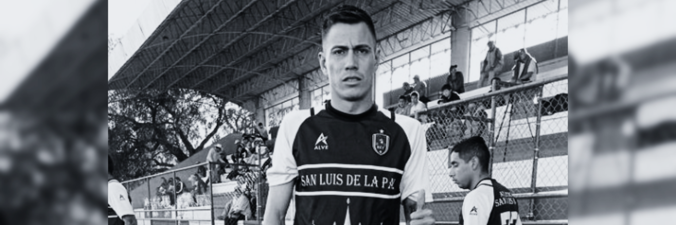 Este es Sergio Jáuregui, jugador asesinado durante un partido. /FOTO: FACEBOOK ATLÉTICO SAN LUIS REY 