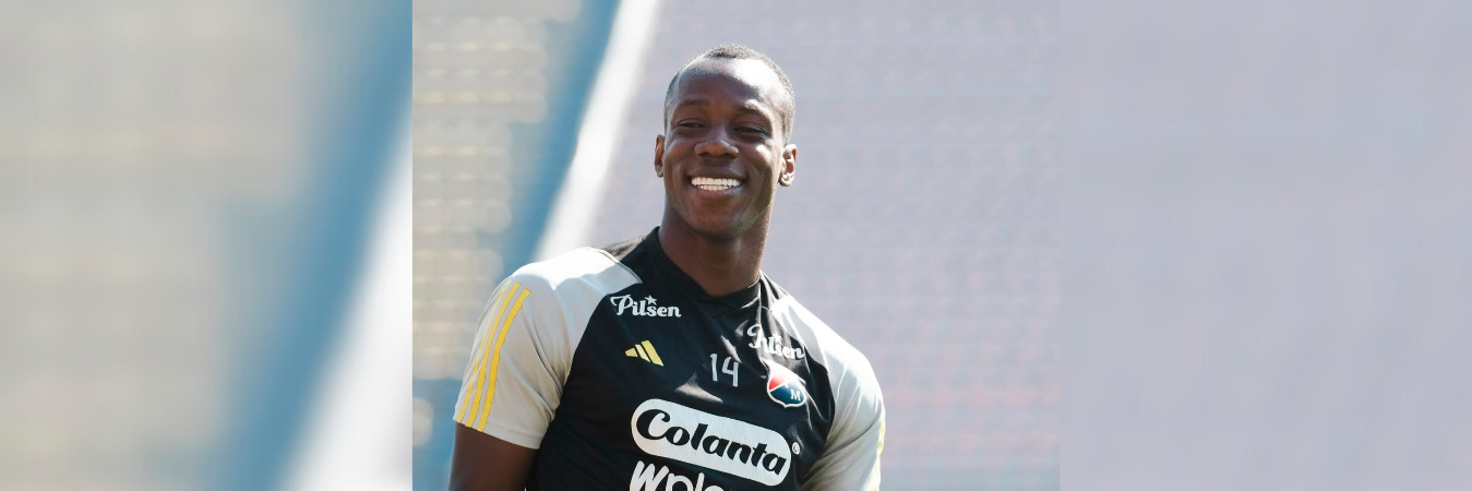 Baldomero Perlaza, jugador de Independiente Medellín. / FOTO: INSTAGRAM @dimoficialcom