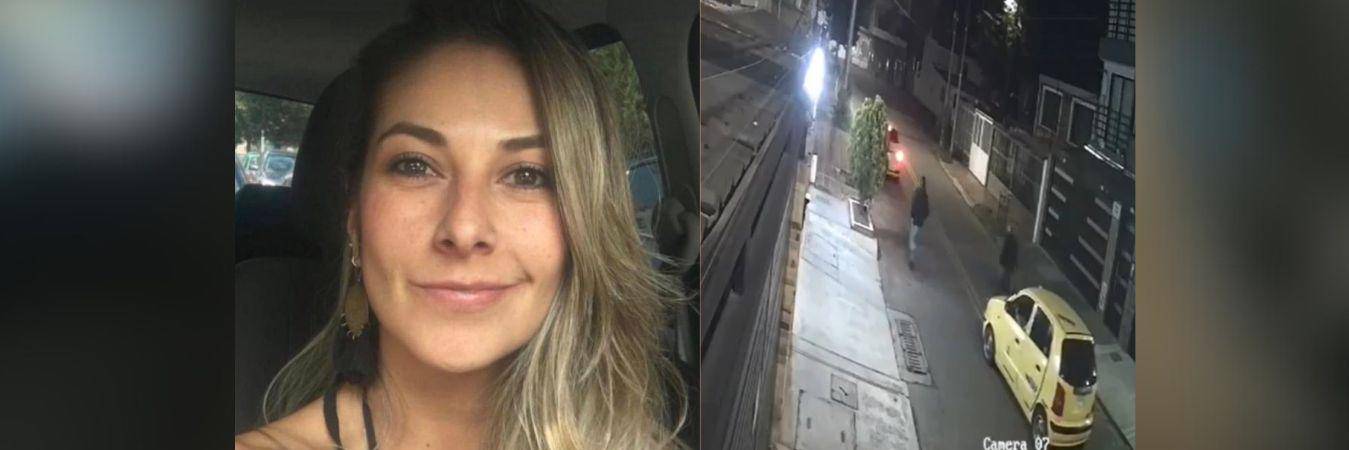 Diana Ospina y el momento en el que fue secuestrada. FOTOS: X @FRANKZM