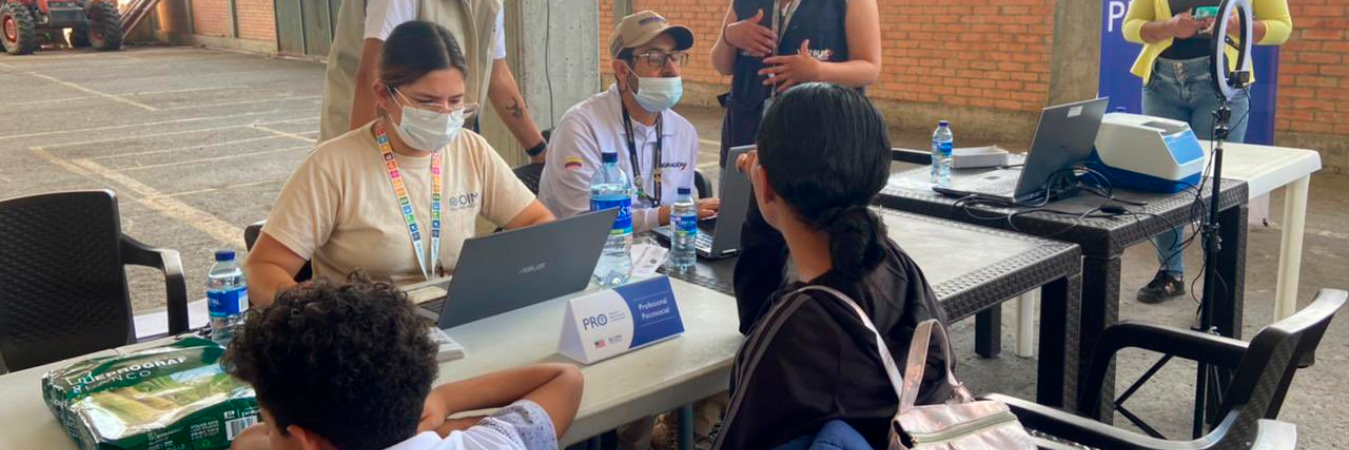Jornada de registro PPT de Migración Colombia. / FOTO: MIGRACIÓN COLOMBIA.