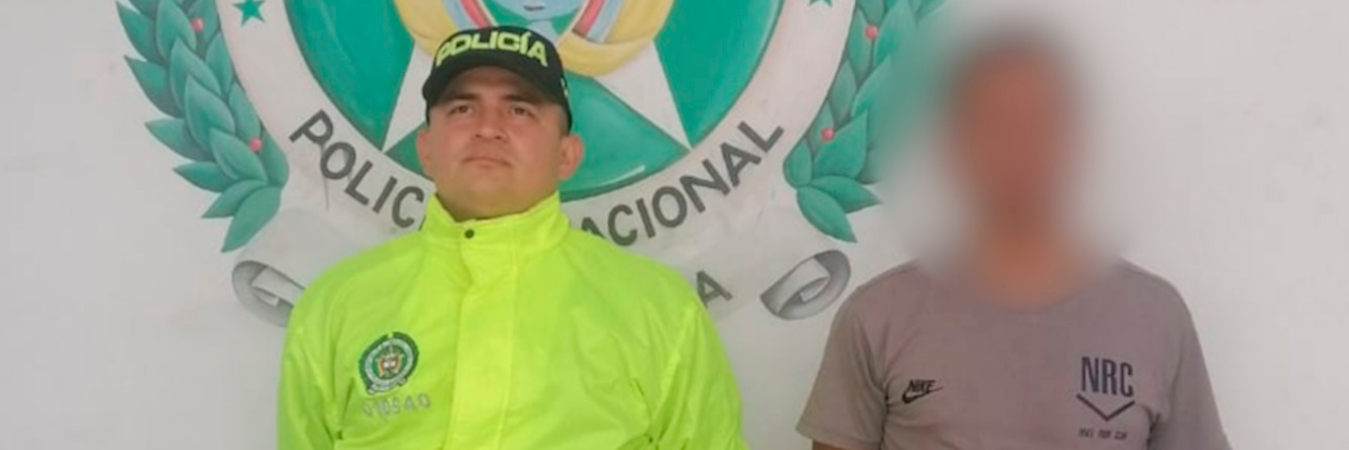 El tendero tras ser capturado. /FOTO: CORTESÍA