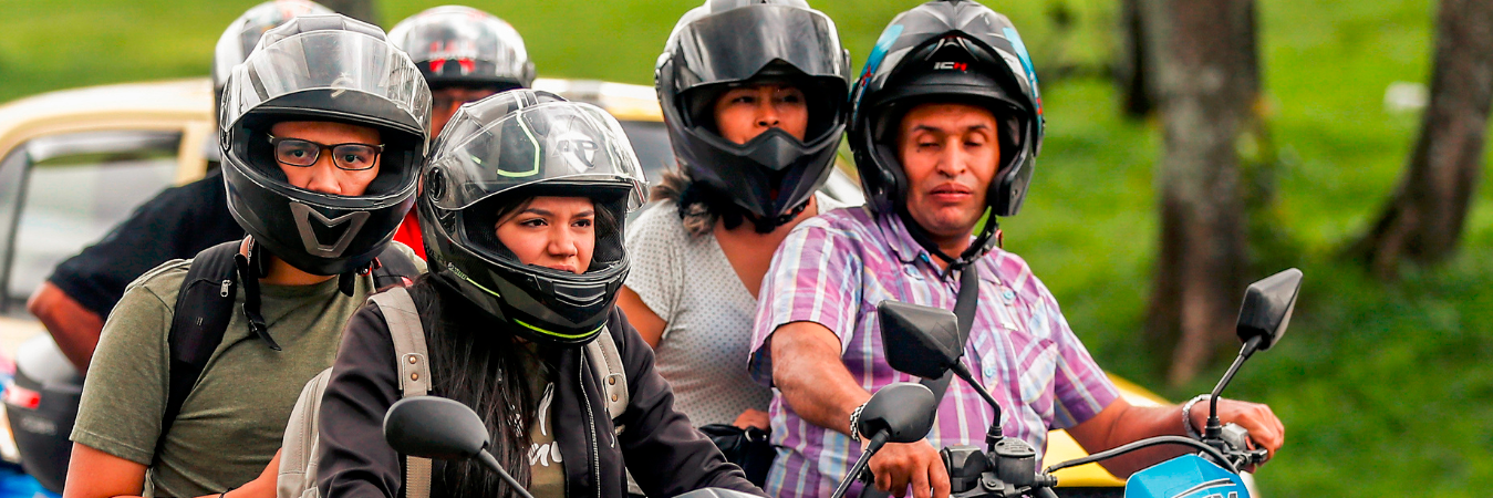 El incumplimiento de la norma daría una multa de $ 650.000 y la inmovilización de la moto. /FOTO: JAIME PÉREZ MUNÉVAR