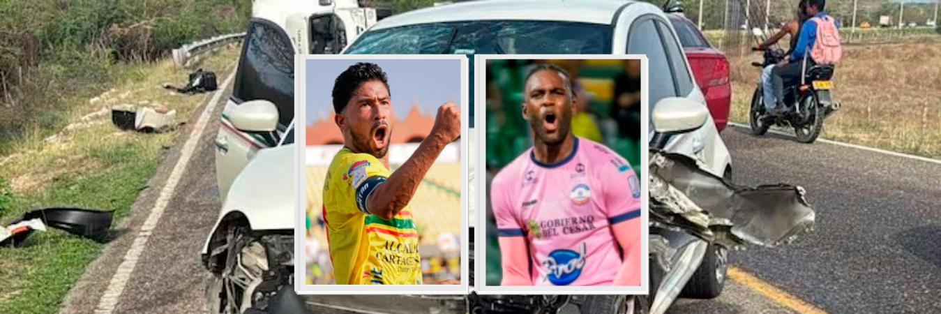 Christian Marrugo es el capitán (izq.) del Real Cartagena, mientras que Carlos Jr. Mosquera (der.) el arquero. /FOTOS: REDES SOCIALES 