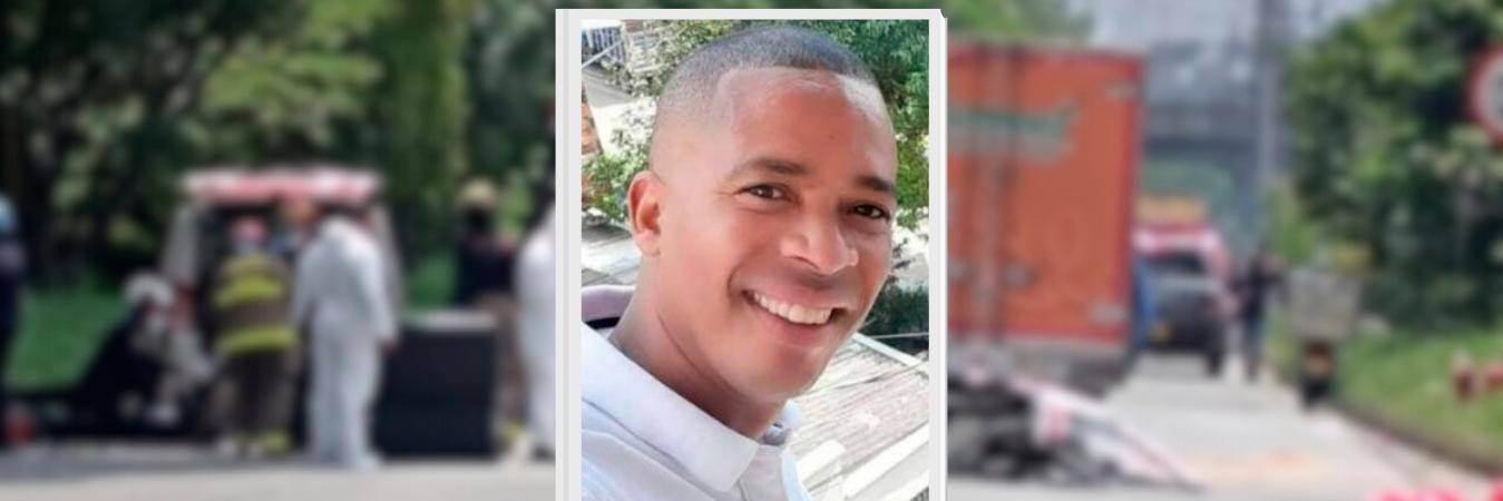 Harold Cuesta Córdoba, de 40 años de edad, falleció en un aparatoso accidente de tránsito. /FOTOS: CORTESÍA Y SUSANA COGUA